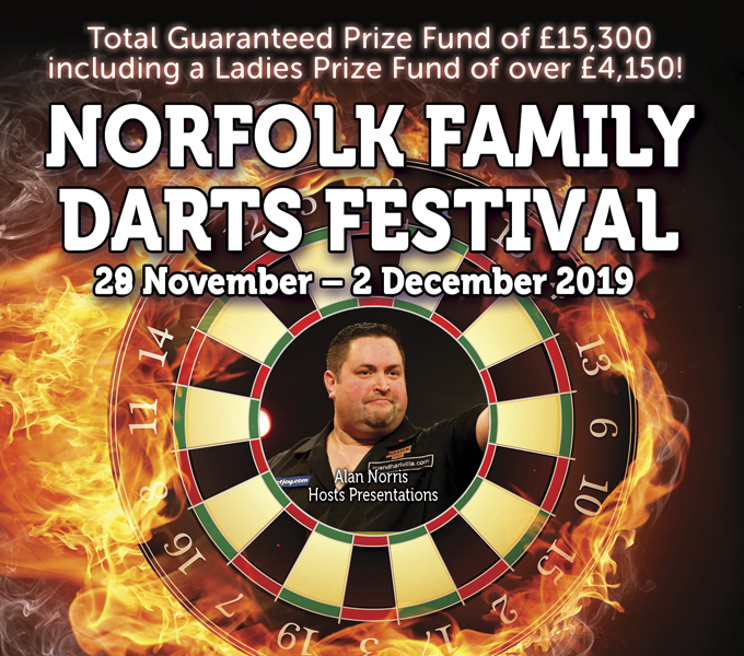 Norfolk Family Darts Festival 28 November 2 December 2019