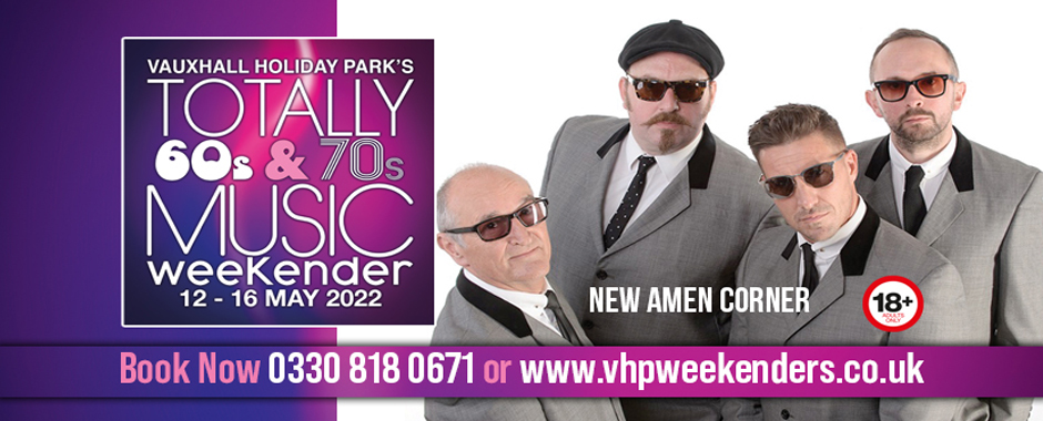 New Amen Corner at Totally 60s-70s Weekender 12th-16th May 202