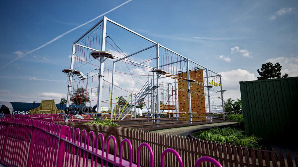 High Ropes, Low Ropes & Climbing Wall